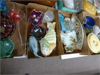 4 boxes decorative dishes