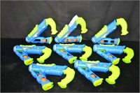 8pcs Total Sterm Nerf Style Air Ball Shooters
