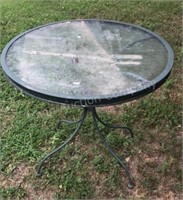 Mid Size Glass Top Patio Table
Made for 2 chairs