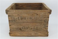 The Leib Packing Co. Oysters Crate