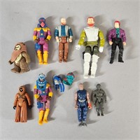 GROUP OF 1980S ACTION FIGURES