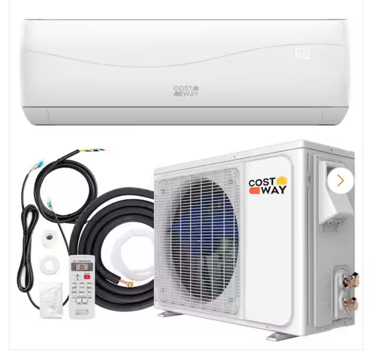 Msrp$800  12,000 BTU 1 Ton mini Split Ac/Heat