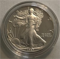 1987 Proof American Silver Eagle