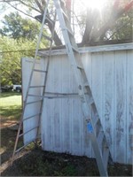 outside-300 lb-10' alum step ladder-Werner