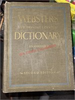 1960’s extra large Websters Dictionary  (living