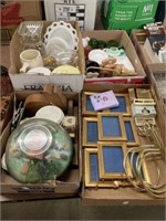 Frames, Glassware And Assorted Items