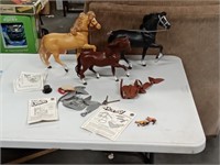 vtg Barbie,Ken & Skipper doll horses