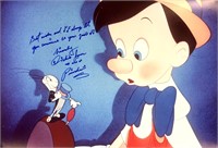 Dickie Jones Autograph Pinocchio Poster