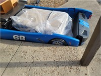Racing car fram bed with mattress