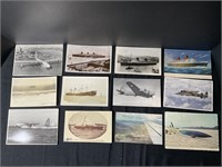 RPPC Post Cards Boats & Plans