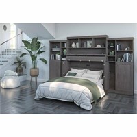 Pitcairn Storage Murphy Bed with Mattress - FULL