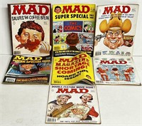 LOT OF (7) MAD MAGAZINES