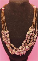 20" Amethyst Multi-Strand Necklace