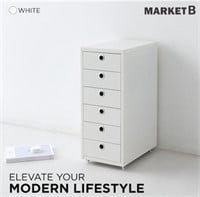 MARKETB Rolled Storage Cabinet  6-Tier