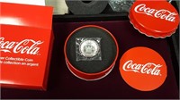 COCA COLA FINE SILVER PROOF COIN