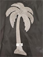 PEWTER PALM TREE 20 INCH