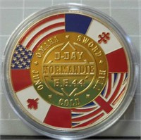 D-Day Normandy challenge coin
