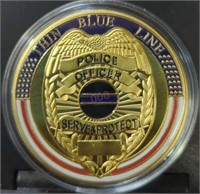 Police officer challenge coin