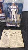 Dale Earnhardt Sr Figure w/Clipping of Crash