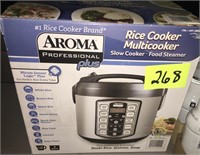 Aroma rice cooker multicooker