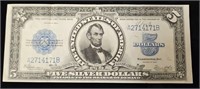 Series of 1923 Large $5.00 Silver Certificate
