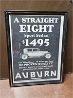 Framed Auburn Ad