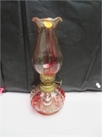 Vintage Miniature Oil Lamp 8" (made in Hong Kong)