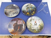 Fairmont Porcelain Collector Plates (4) Gnome