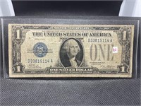 1928 funny back one dollar silver certificate