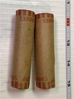 2 Rolls of Wheat Cents