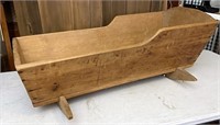 Primitive wooden cradle