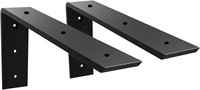 Support Bracket 4pk 12x6x2.5 Frosted Black