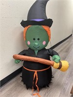Halloween Inflatable Green Witch
