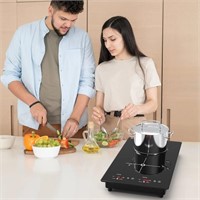 VBGK Double Induction Cooktop, 12 Inch Portable