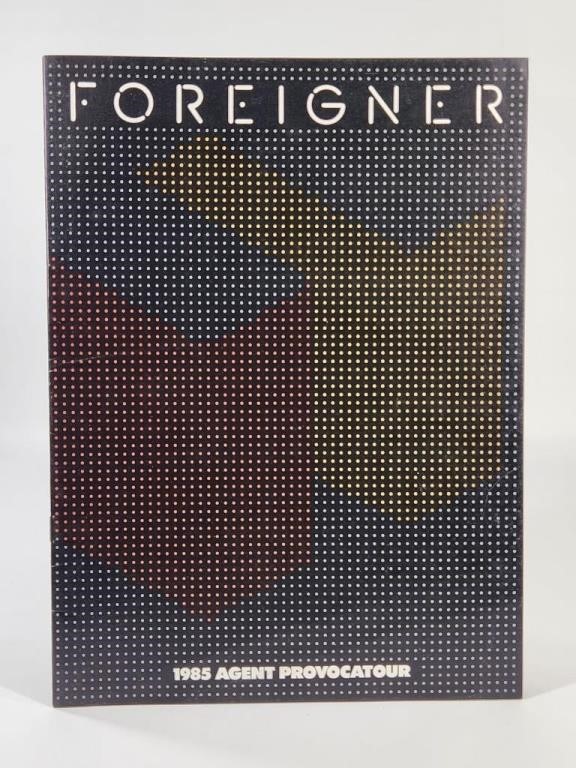 1985 FOREIGNER CONCERT PROGRAM