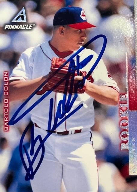 Bartolo Colon Signed Card with COA