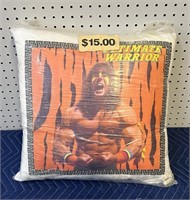 1989 TITANSPORTS ULTIMATE WARRIOR PILLOW RARE