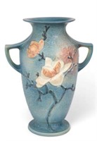 Roseville Magnolia 99-16 Vase w/ Double Handles.