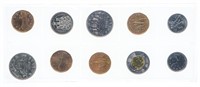 Collection of 10 Coins of Canada & GB