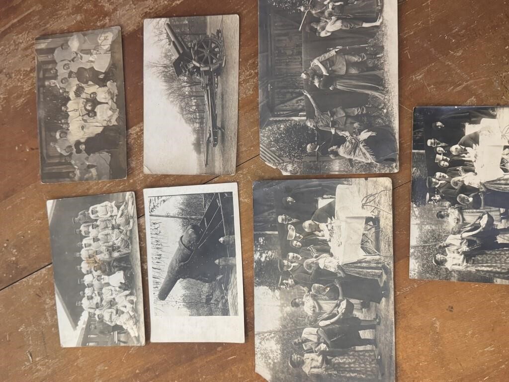 7 Antique German War Postcard/Pictures