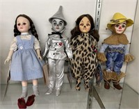 Effanbee Wizard of Oz Dolls Dorothy, Tin Man, Lion