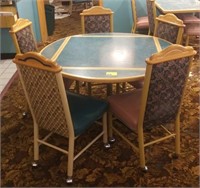 Round Diner Table with extensions that drop down