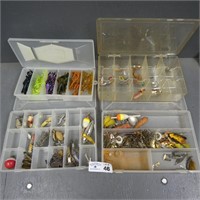 Assorted Fishing Tackle - Spoons, Lures, Etc