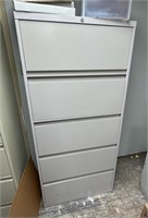 STEELCASE 5 DRAWER LATERAL FILE