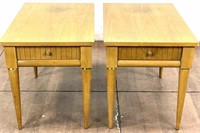 Pair Mcm Mersman 8067 Wood End Tables