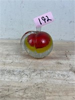 Glass Apple Decor