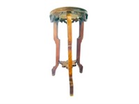 1800s Walnut torche or Plant stand