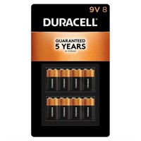 Duracell 9V Alkaline Batteries  8 Ct
