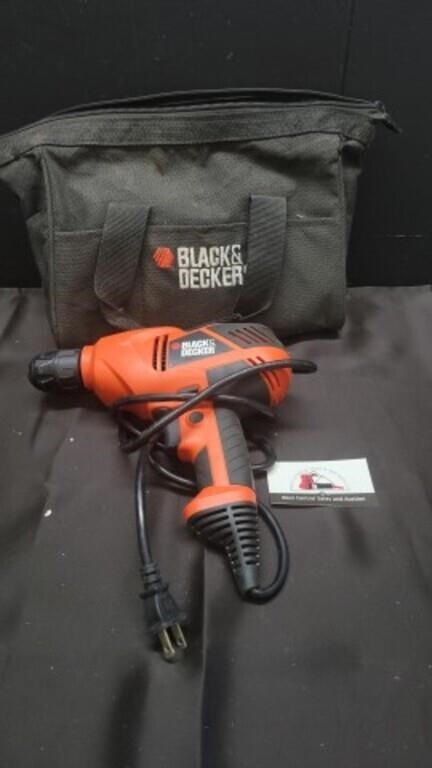 Black & decker drill & bag