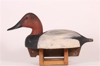 Canvasback Drake Duck Decoy by Nick Purdo of
